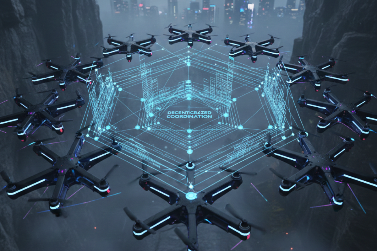 Beyond GPS: How Drone Swarms Can Navigate the Unpredictable Using Sound and Decentralized Intelligence